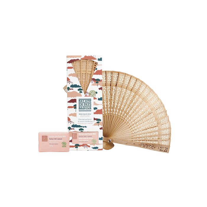 COFFRET EVENTAIL SAVON SENTEUR NAT BASQU