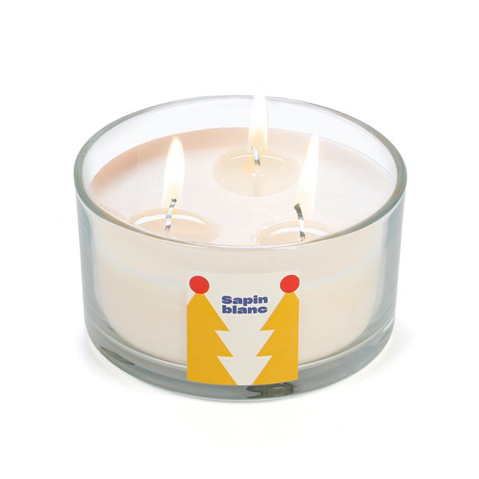 BOUGIE SAPIN BLANC NATUREL 430G 2023
