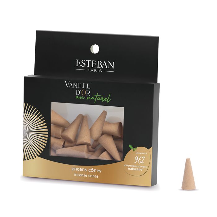 CONES D'ENCENS VANILLE D'OR