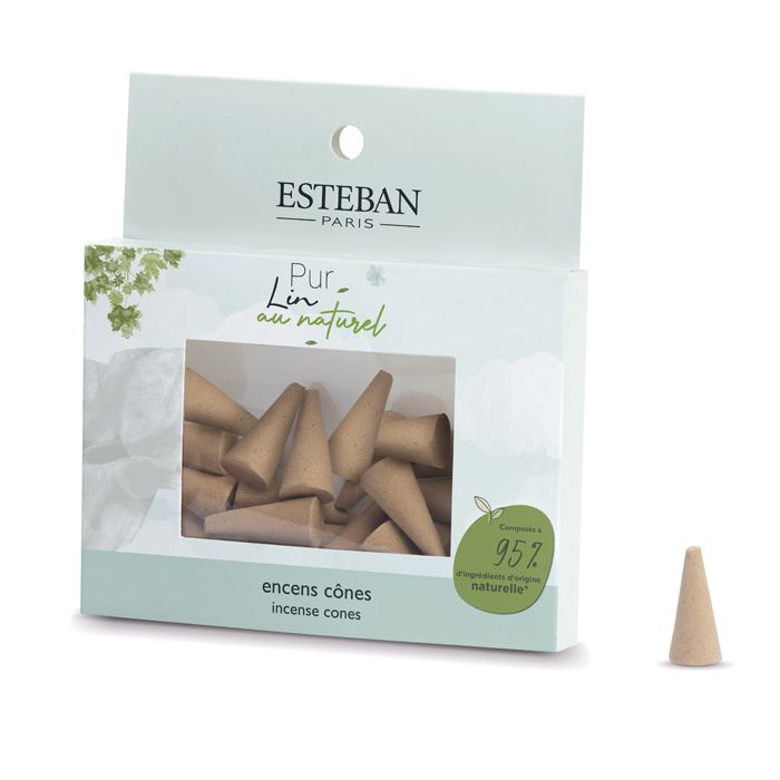 CONES D'ENCENS PUR LIN