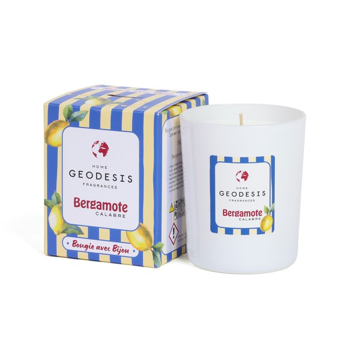 BOUGIE BIJOUX GEODESIS BERGAMOTE