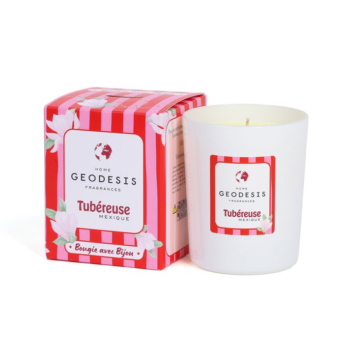 BOUGIE BIJOUX GEODESIS TUBEREUSE