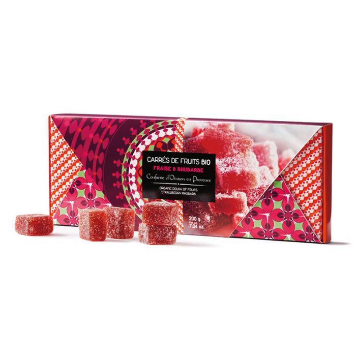 PATES DE FRUITS FRAISE RHUBARBE