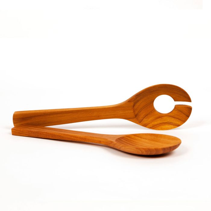 COUVERTS A SALADE EN TECK