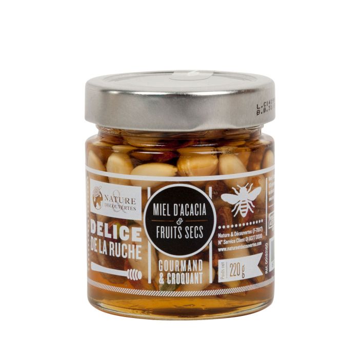 MIEL ACACIA - FRUITS SECS 220gr