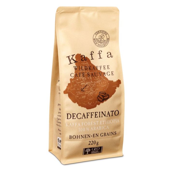 Kaffa Decaffeinato grains 220gr.