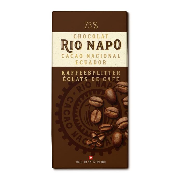 Rio Napo 73% aux éclats de café 70gr