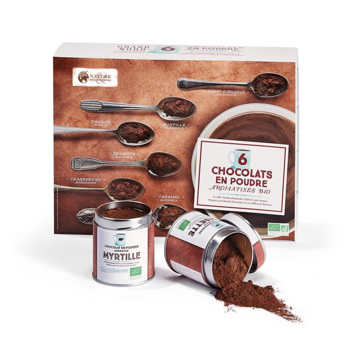 COF 6 CHOCOLATS EN POUDRE BIO