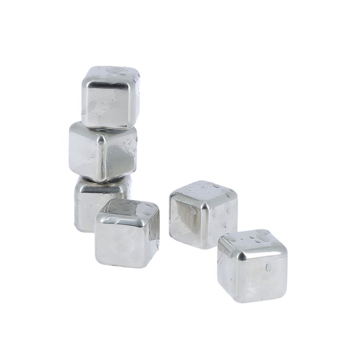 6 GLACONS INOX REUTILISABLES