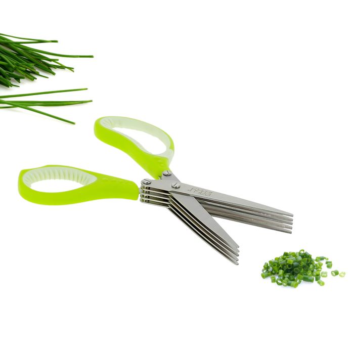 CISEAUX 10 LAMES POUR HERBES AROMATIQUES