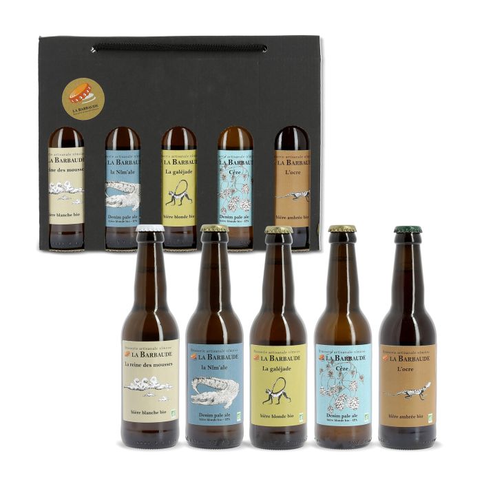 COF 5 BIERES ARTISANALES BIO 33CL