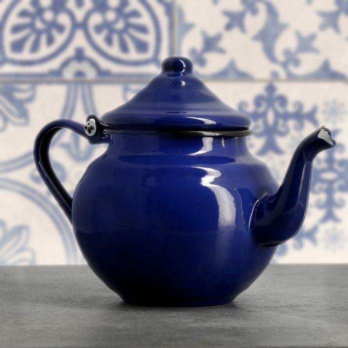 THEIERE EMAILLEE BLEUE 0.7L