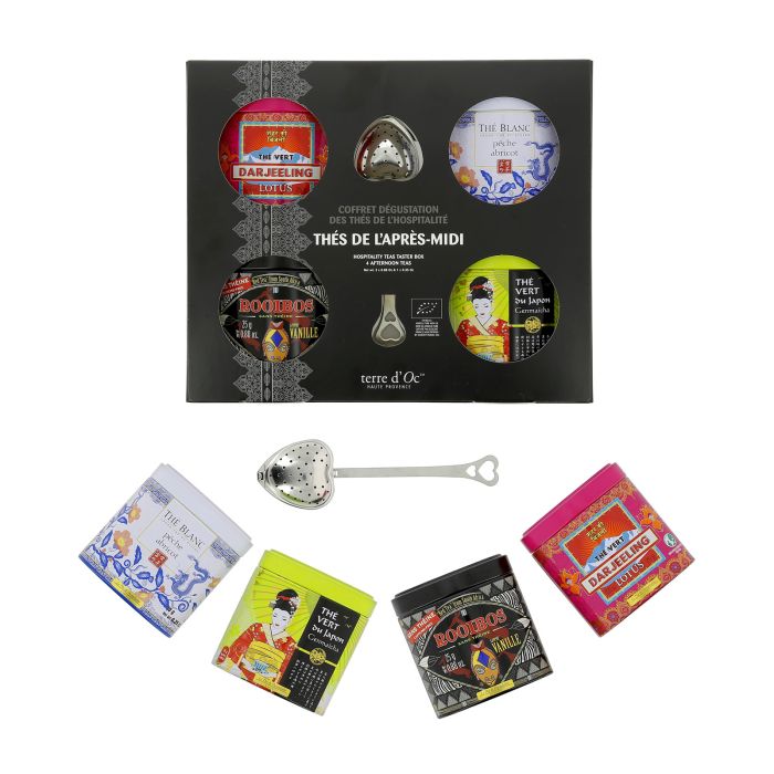 COFFRET 4 THES HOSPITALITE D'APRES MIDI