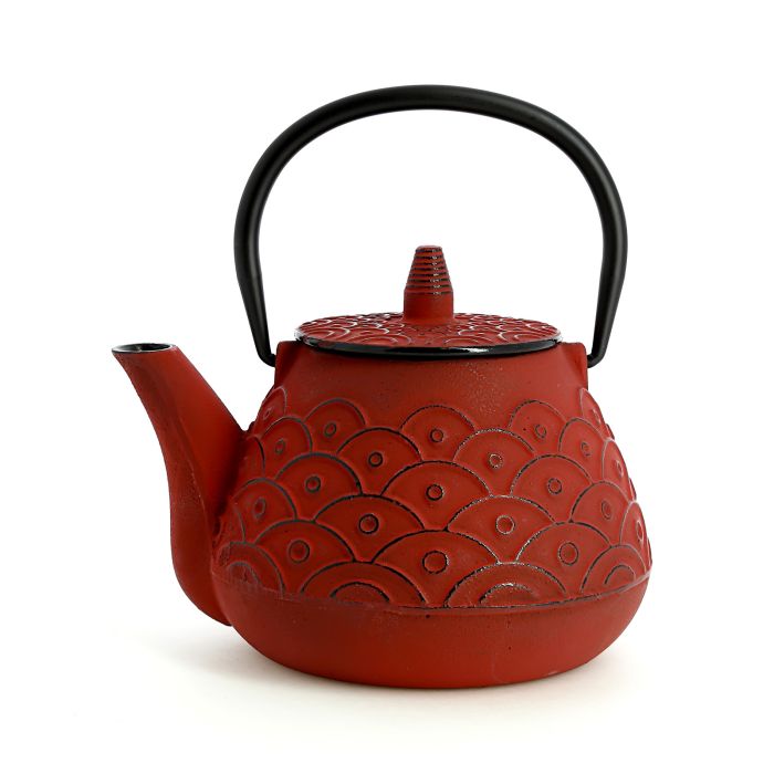 THEIERE EN FONTE ROUGE HINAGESHI 1,1L