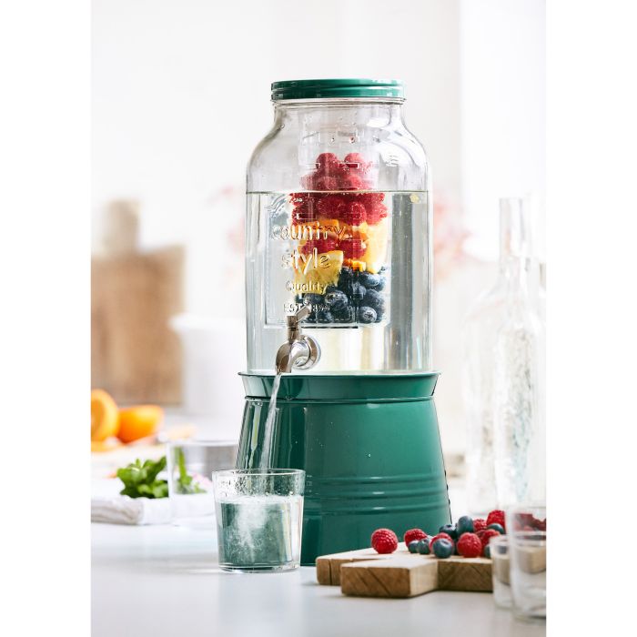 FONTAINE AVEC INFUSEUR VERTE 5.5L