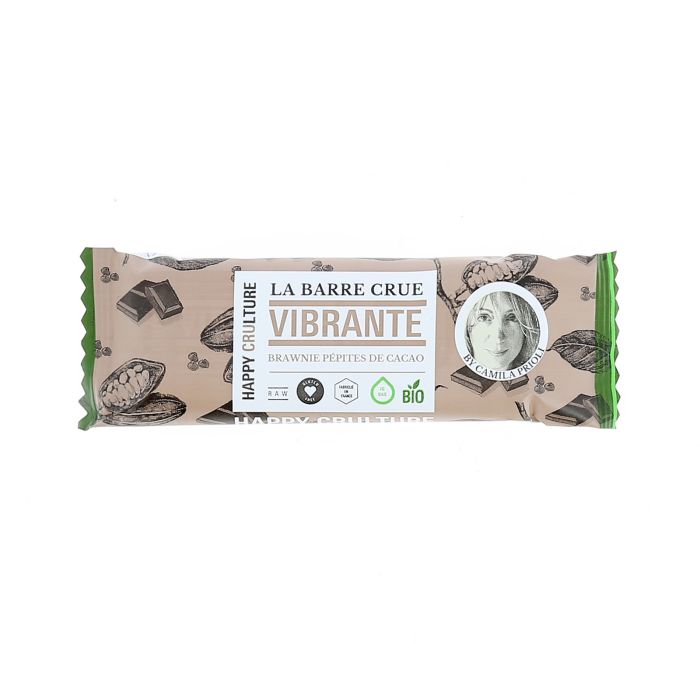 BARRE DE CEREALES CRUE VIBRANTE 40G