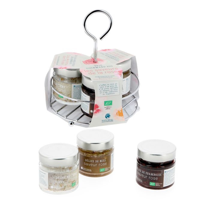 TRIO GOURMAND BIO SAVEURS DE LA ROSE