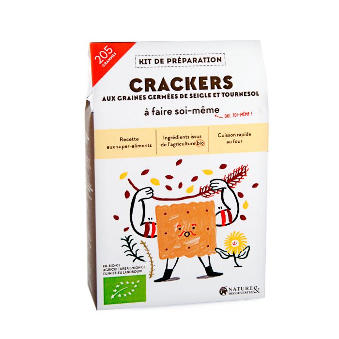 KIT CRACKERS GRAINES GERMEES SEIGLE