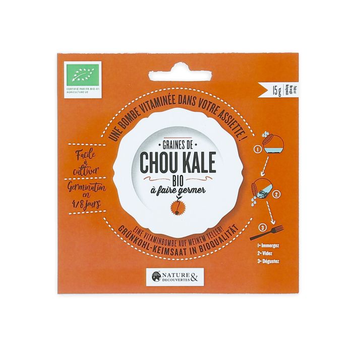 GRAINES DE CHOU KALE BIO ? FAIRE GERMER