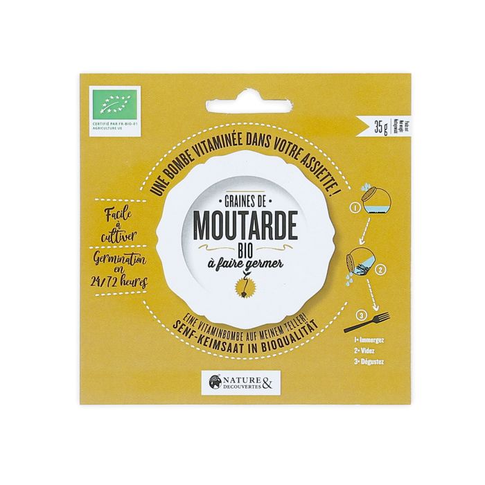 GRAINES DE MOUTARDE BIO ? FAIRE GERMER