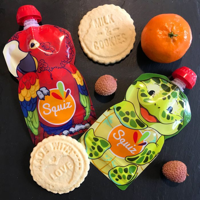 SET 2 GOURDES SQUIZ TORTUE & PERROQUET