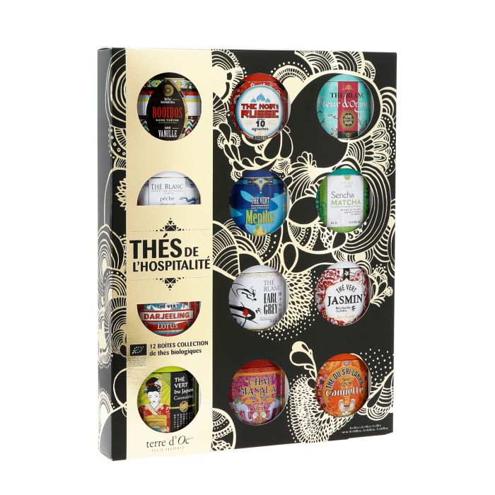 COFFRET 12 THES DE LHOSPITALITE 2019