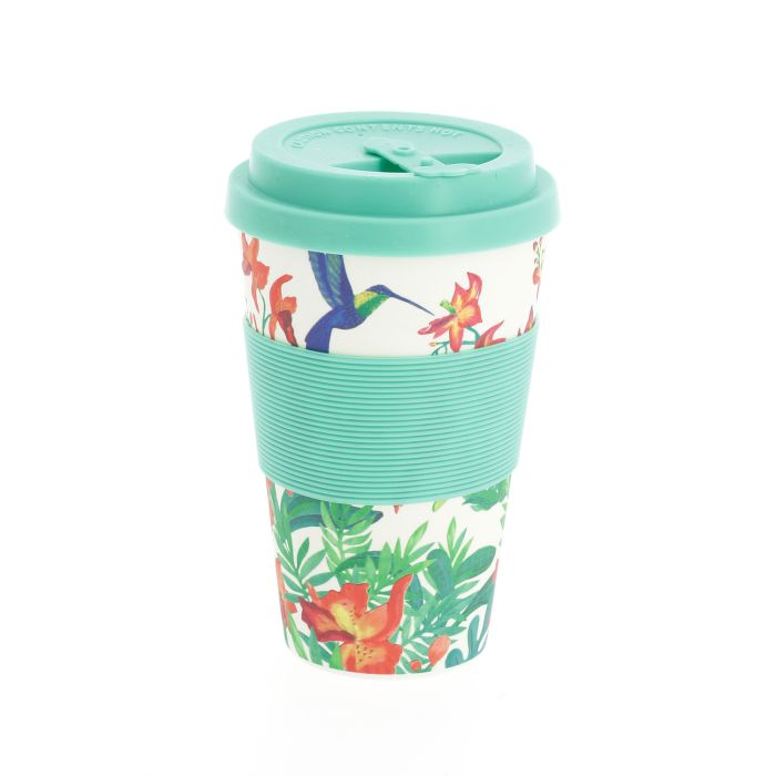 MUG BAMBOU RECYCLE COLIBRI 400ML 2019