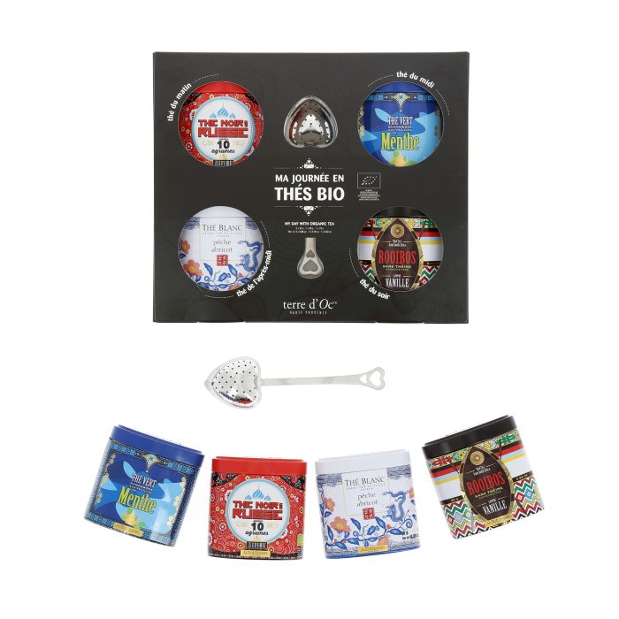 COFFRET 4 THES DE LA JOURNEE HOSPITALITE