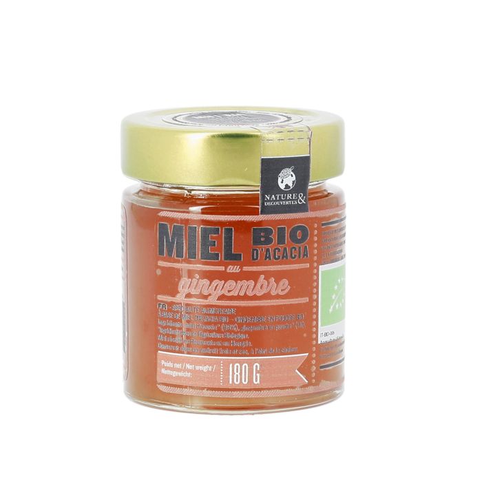 MIEL GINGEMBRE BIO 180 G