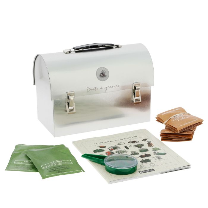 COFFRET POTAGER BIO BOITE METAL