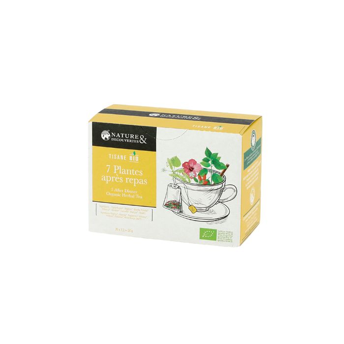 TISANE BIO 7 PLANTES X20 INFUSETTES 2020