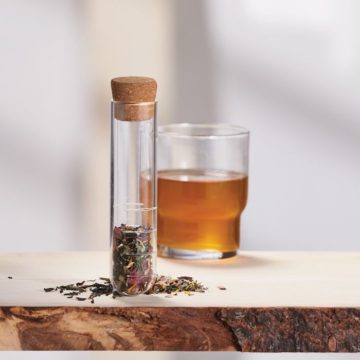 TUBE VERRE FILTRE A THE