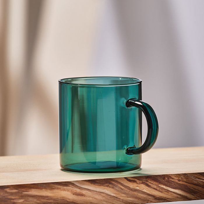 TASSE VERRE TEINTE VERT 450 ML