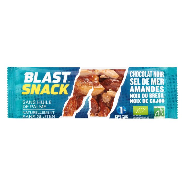 BARRE BLAST CHOCOLAT NOIR SEL DE MER BIO
