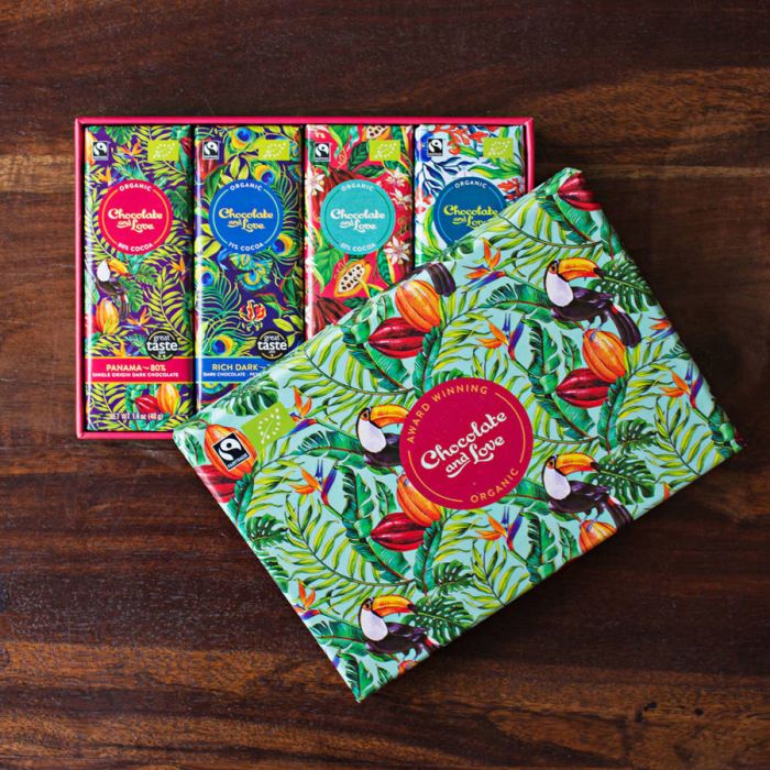 COF 4 MINI TABLETTES CHOCOLAT & LOVE BIO