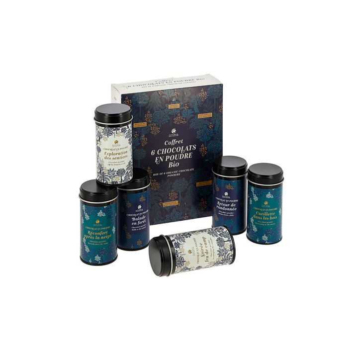 COFFRET 6 CHOCOLATS EN POUDRE BIO 2020