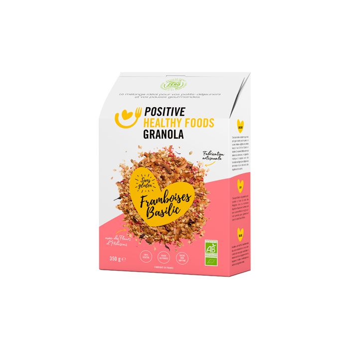 GRANOLA FRAMBOISE BASILIC BIO NEW