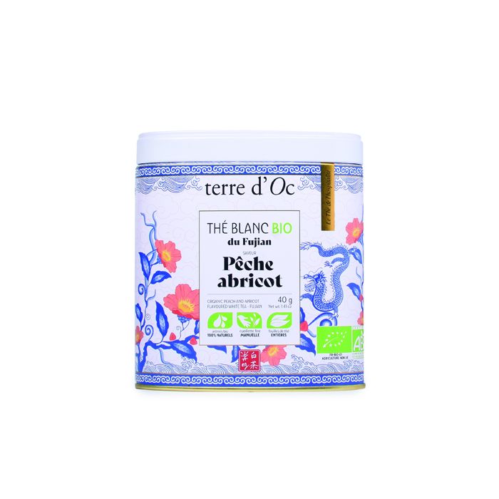 Terre d'Oc Thé de l'Hospitalité Blanc Fleur d'Oranger Bio 40 g