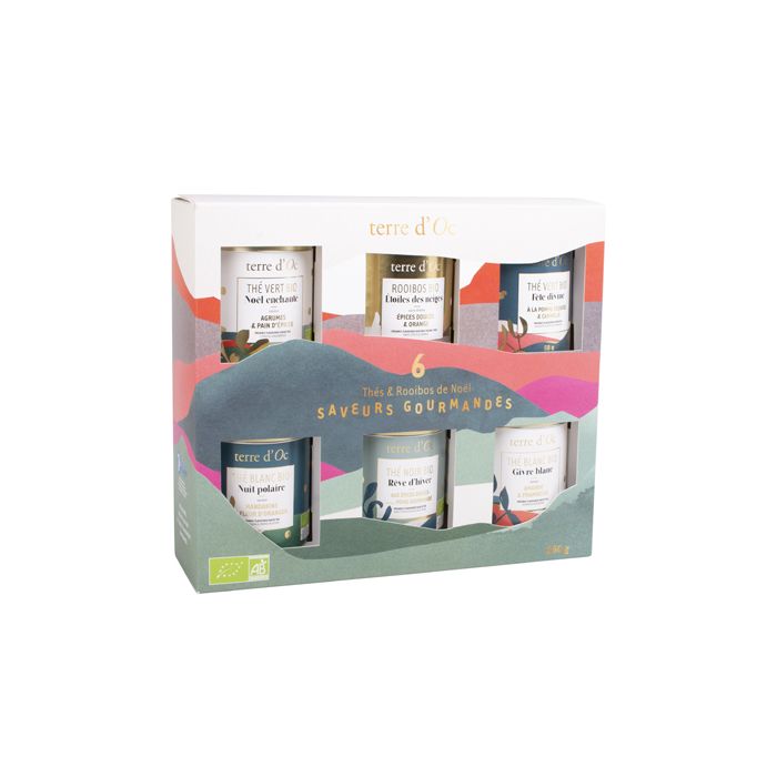 COFFRET 6 THES DE NOEL BIO 2021