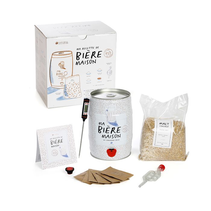 Kit fabrication bière blonde bio maison • Nature & Découvertes Suisse