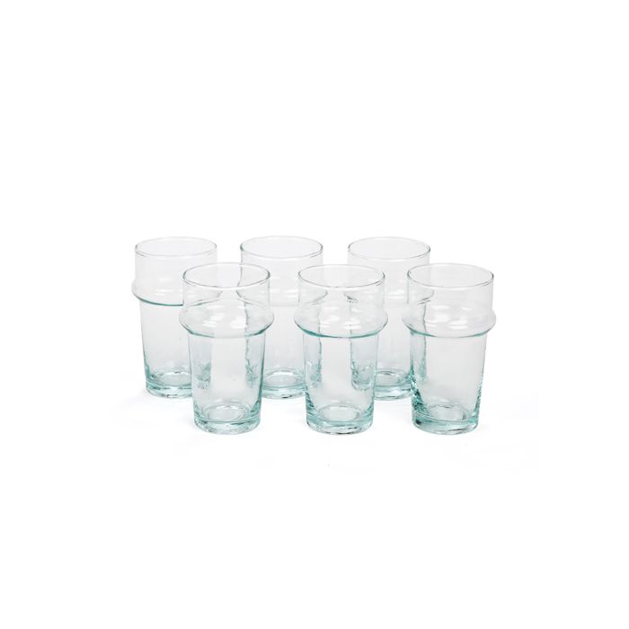 SET 6 VERRES BELDI 23CL VERRE RECYCLE