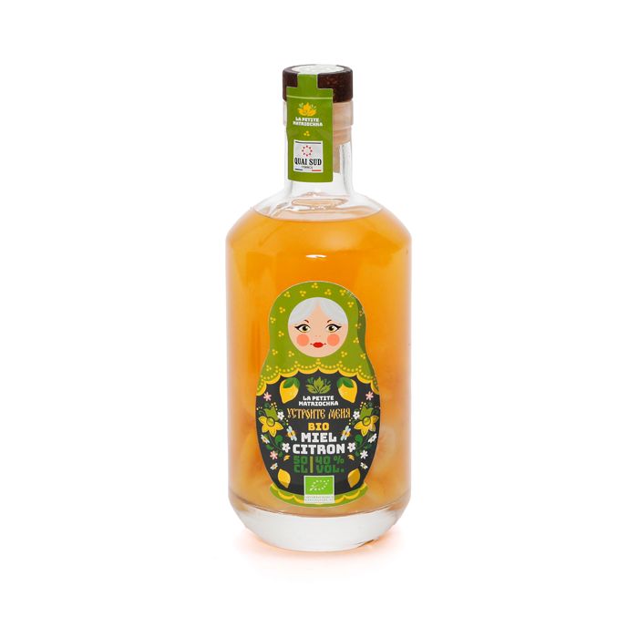 VODKA AROMATISEE BIO MIEL CITRON