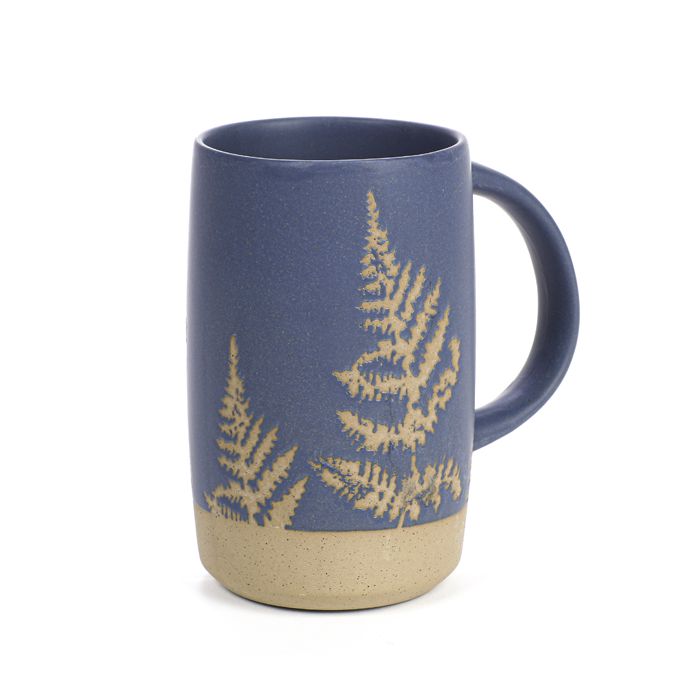 MUG CERAMIQUE GRES FEUILLES 480ML JXS267