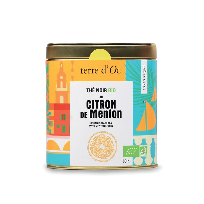 BOITE THE NOIR CITRON DE MENTON