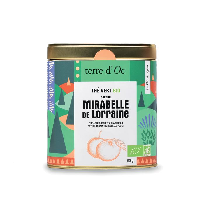 BOITE THE VERT MIRABELLE DE LORRAINE