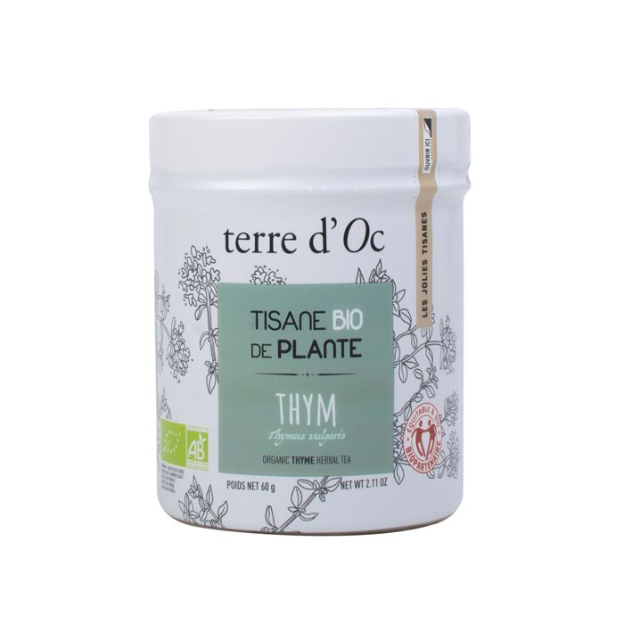 BOITE TISANE THYM BIO 60G