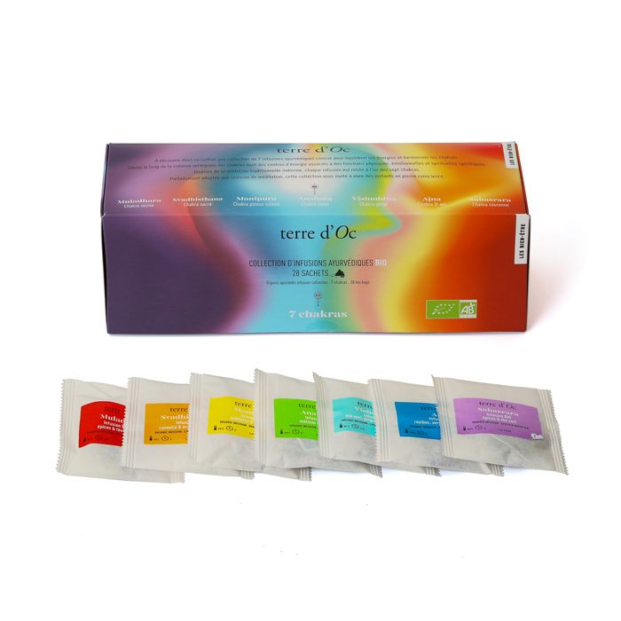 COFFRET 28 INFUSETTES 7 CHAKRAS