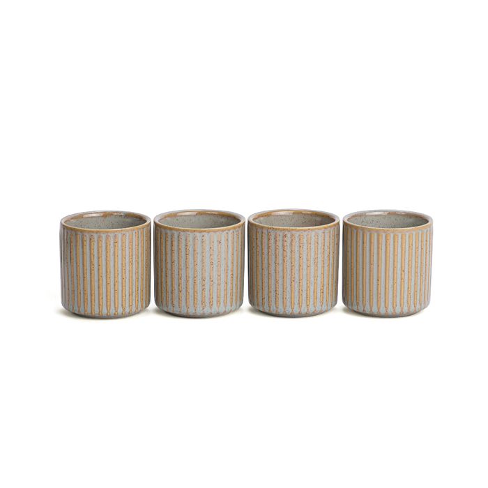 SET DE 4 GOBELETS TIAO BEIGE