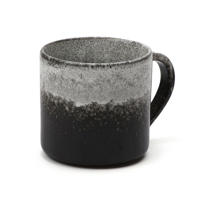 MUG 590 ML GRES MAT BLACK