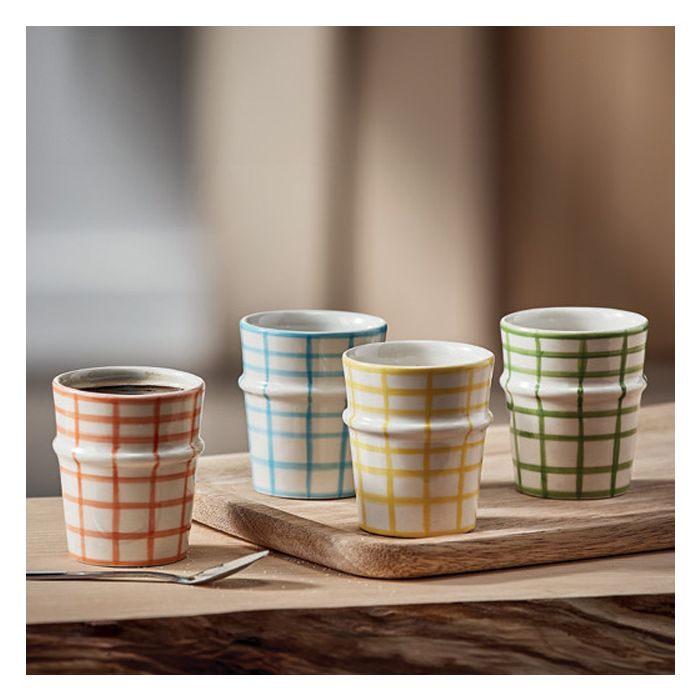 SET 4 TASSES A CAFE